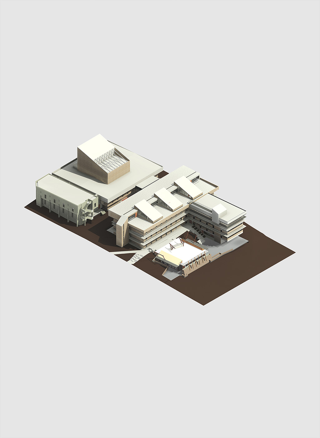 Thesis BIM model of the Zelman Cowen buildings